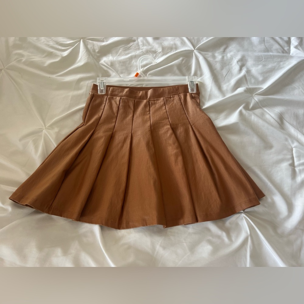 Altar’d State Pleated Leather Skirt